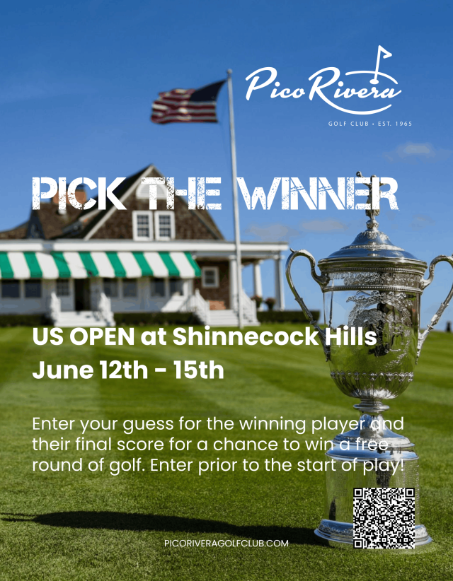 June 12 to 15th - US OPEN